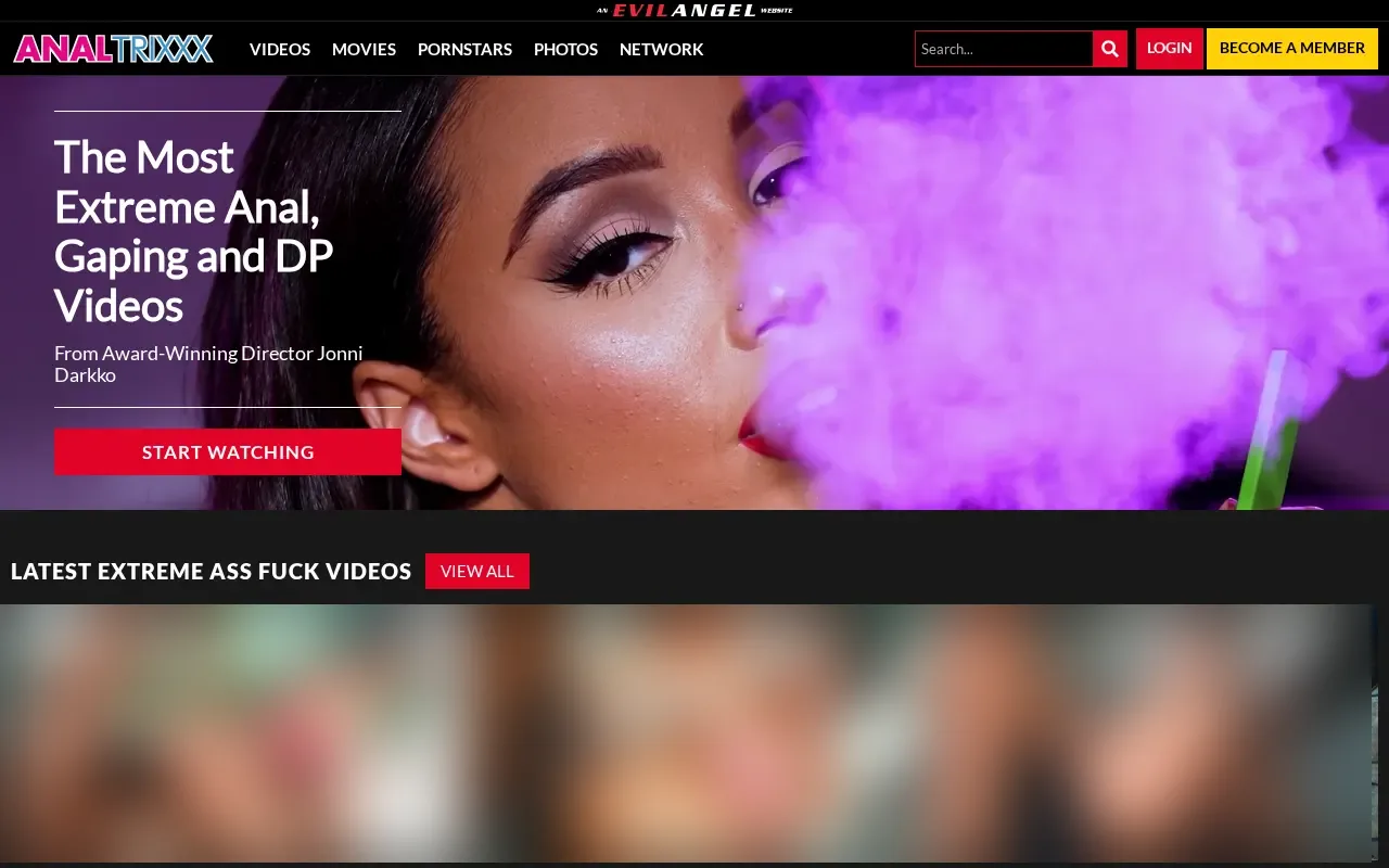 Screenshot of analtrixxx.com