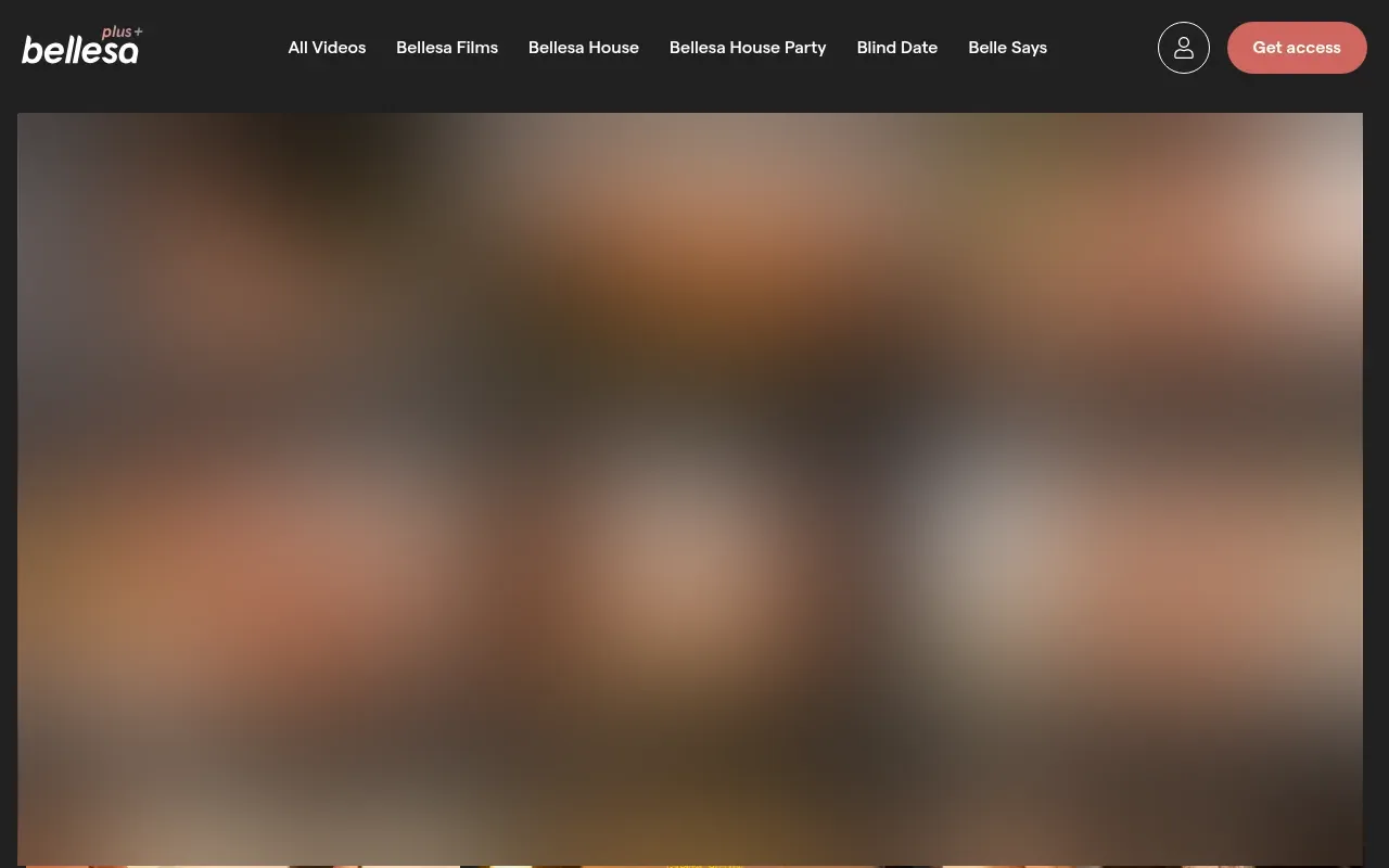 The Bellesa Films library: one scene a week, dated, with its running time and its tag, readable without an account.