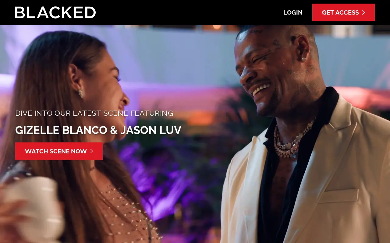 Screenshot of blacked.com