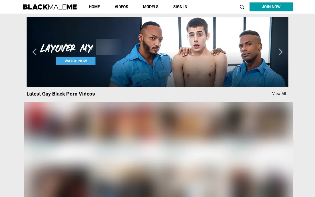 Screenshot of blackmaleme.com