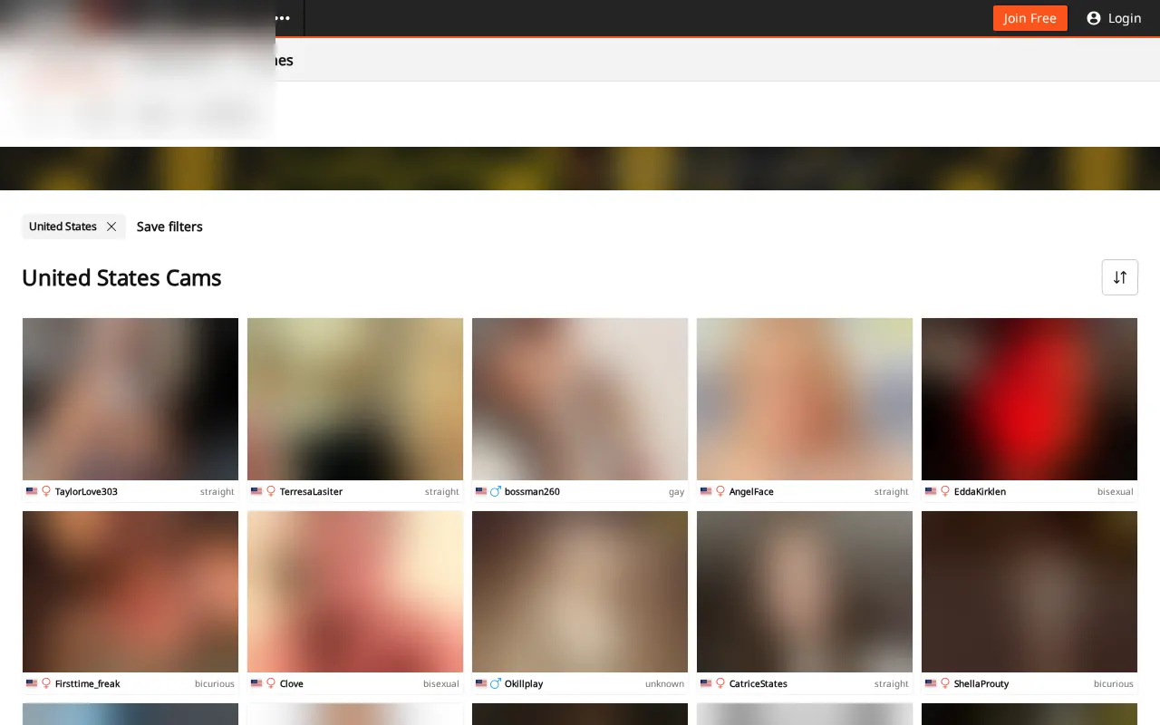 Screenshot of cam4.com