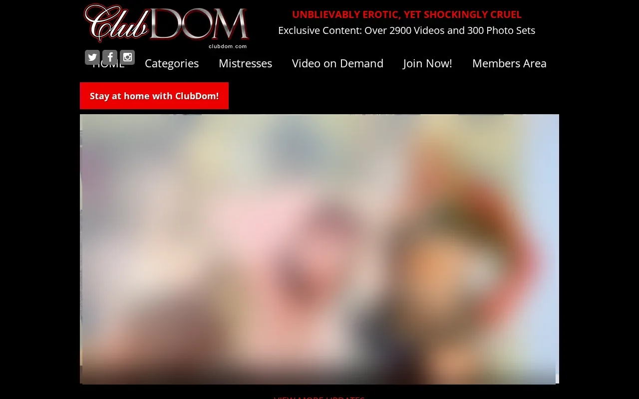 Screenshot of clubdom.com
