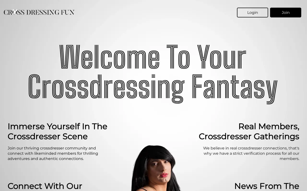 Screenshot of crossdressingfun.net