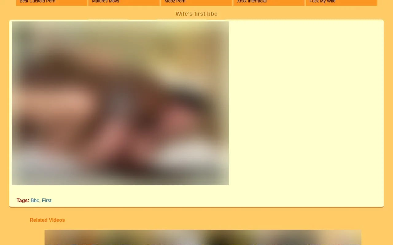 Video playback page on Cuckold Place Tube