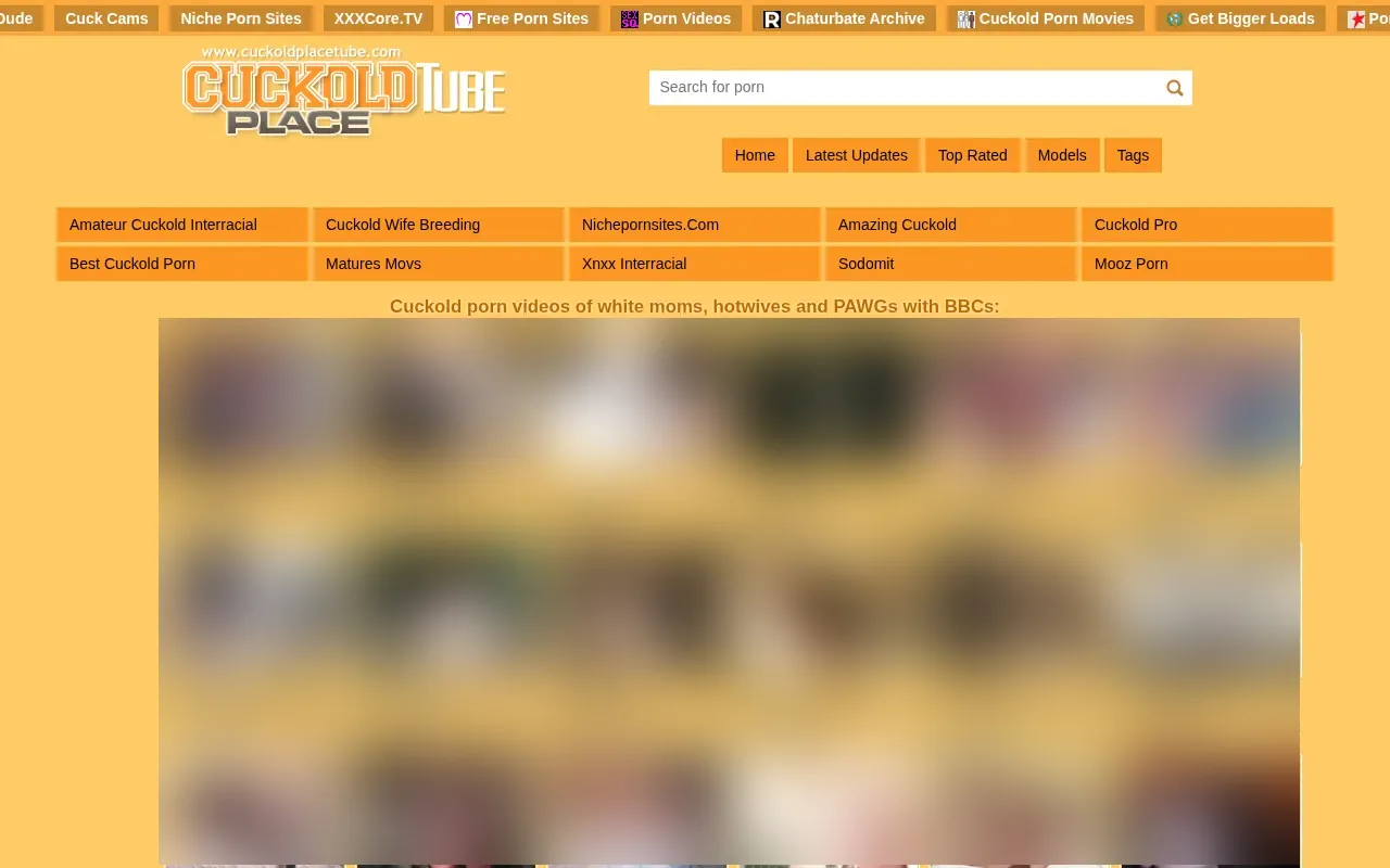 Screenshot of cuckoldplacetube.com
