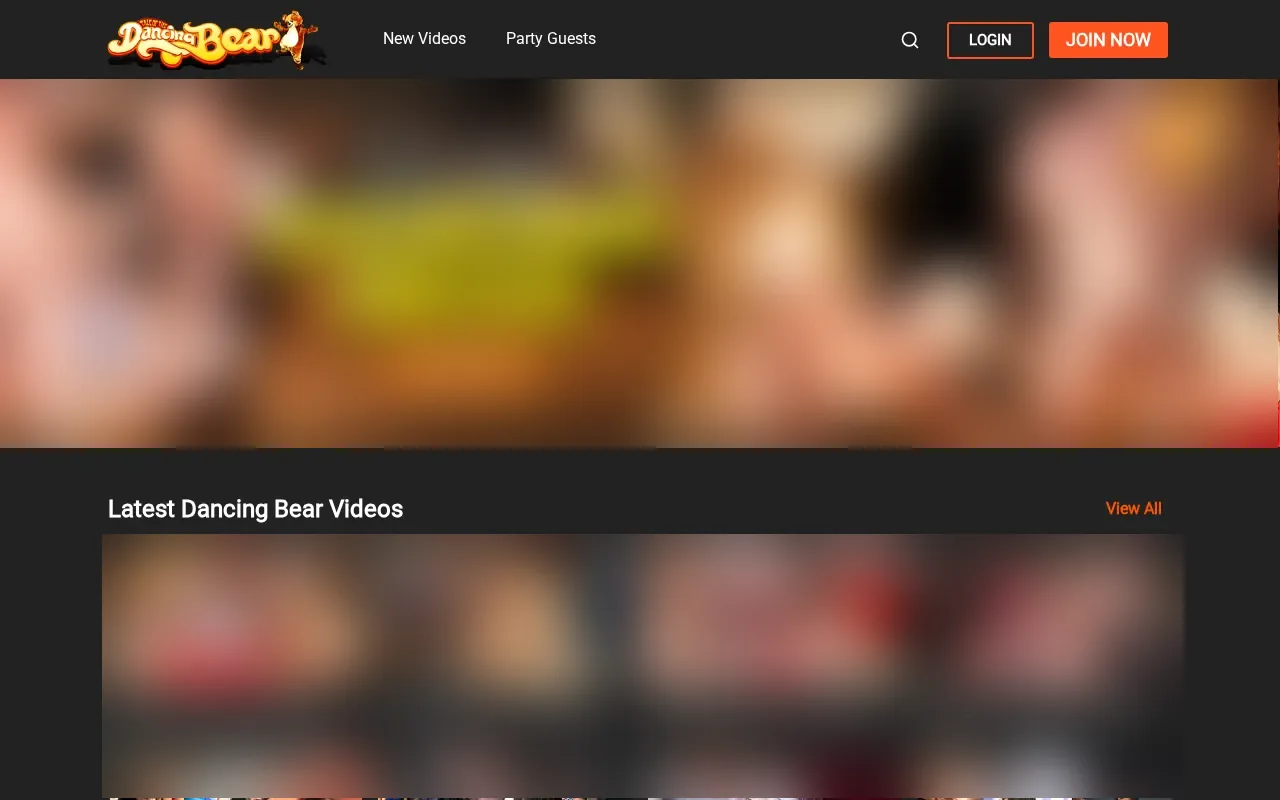 Screenshot of dancingbear.com