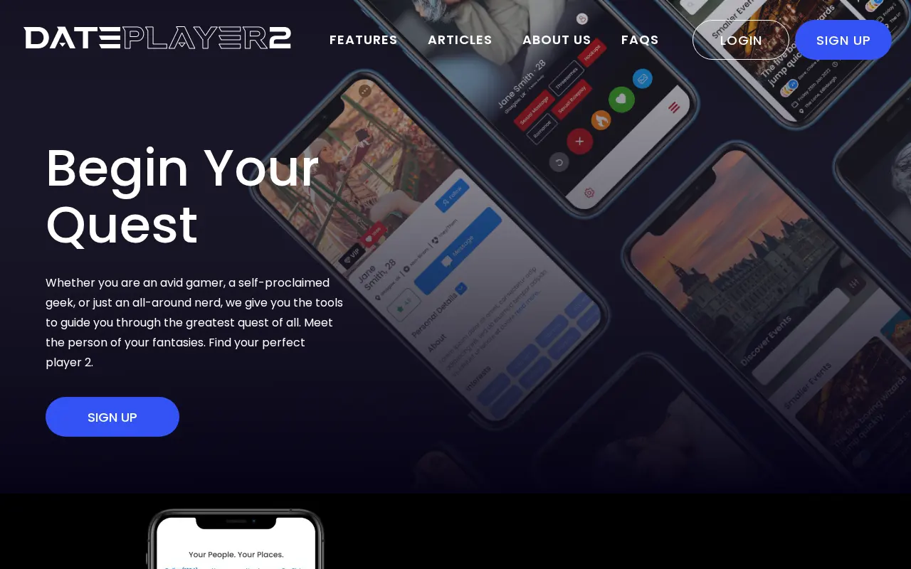 Date Player Two features