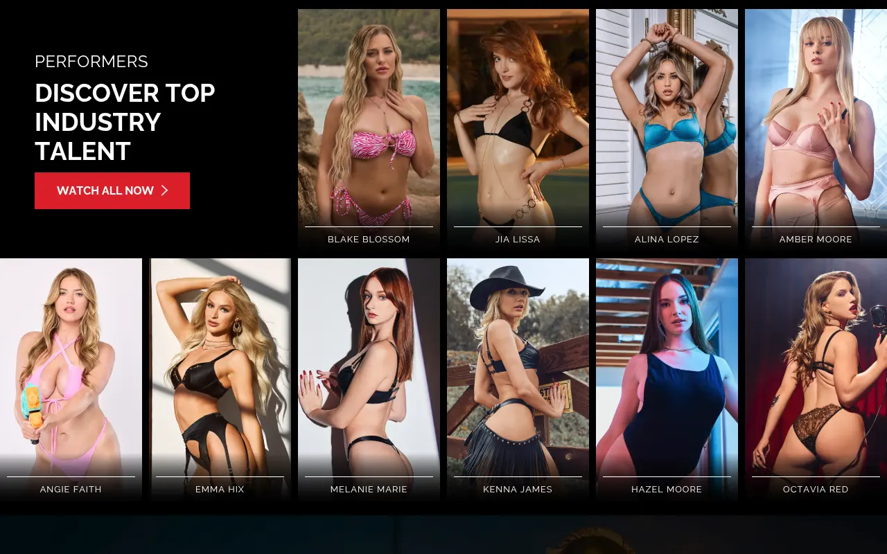 Deeper's row of featured performers