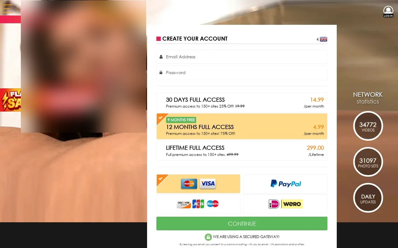 AdultPrime membership plans reached from DesiBang