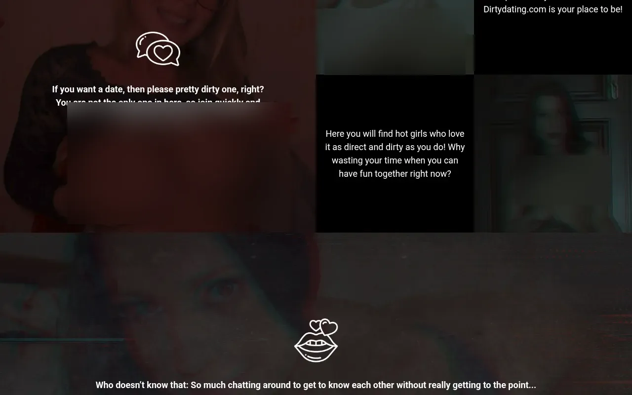 Dirtydating, the site introduction