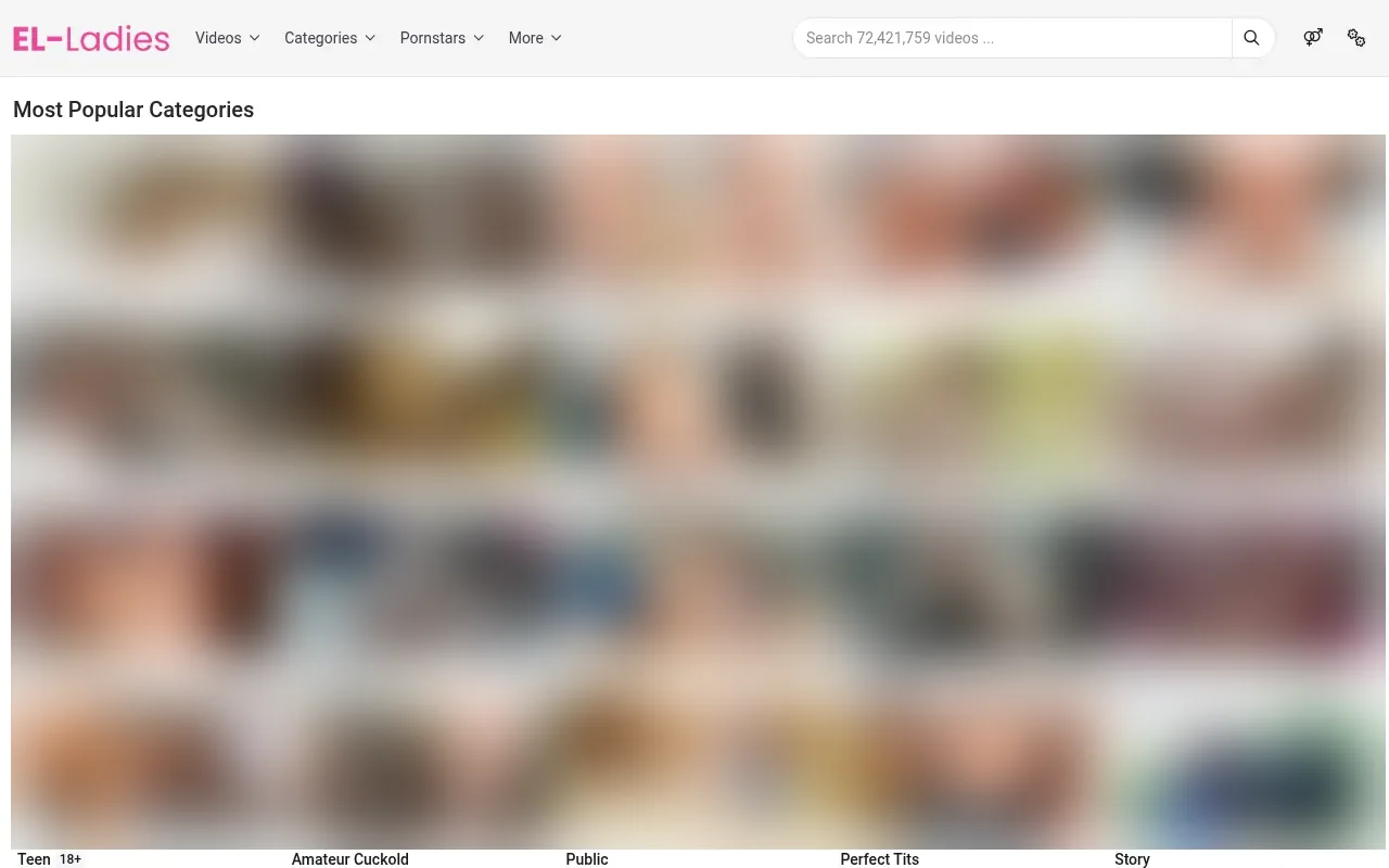 Screenshot of el-ladies.com