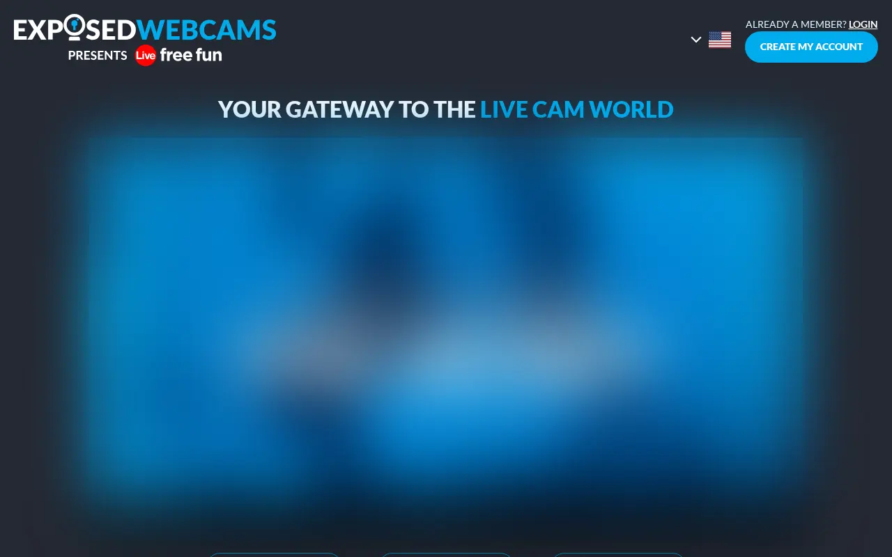 Screenshot of exposedwebcams.com