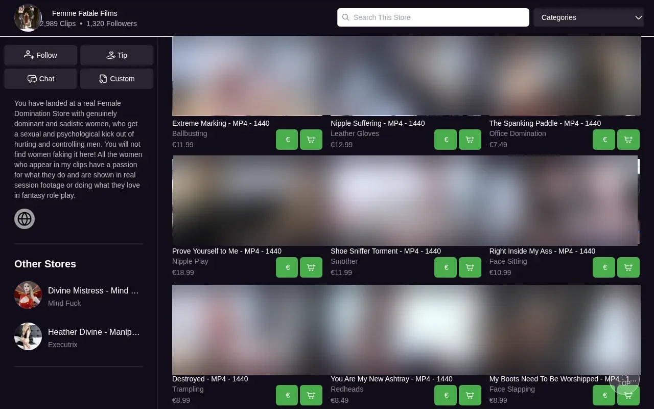 The latest clips uploaded by Femme Fatale Films