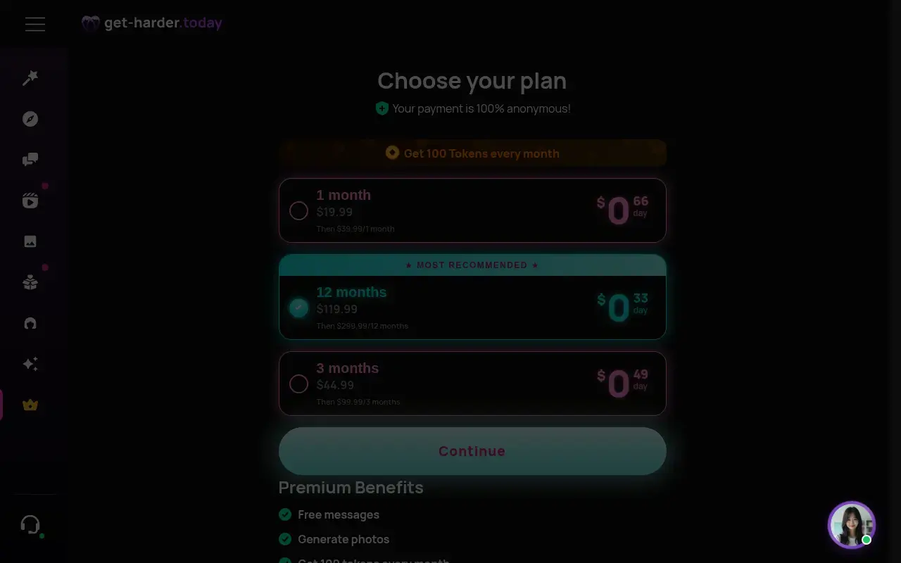 The three Get-Harder plans, with the renewal price under the entry price.