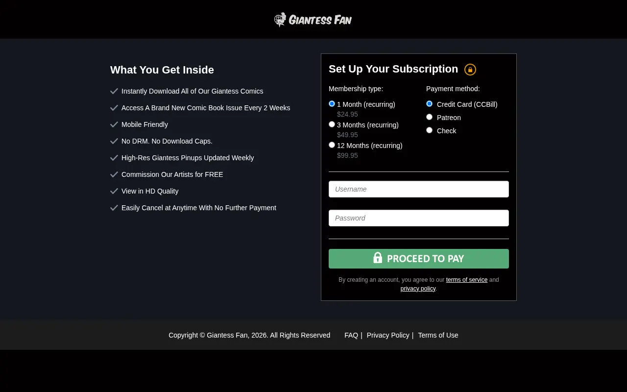 The three Giantess Fan plans