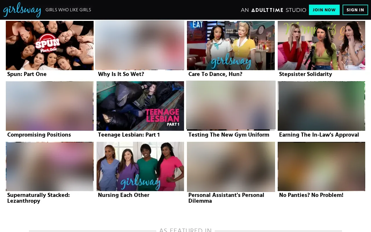 Featured episodes on Girlsway