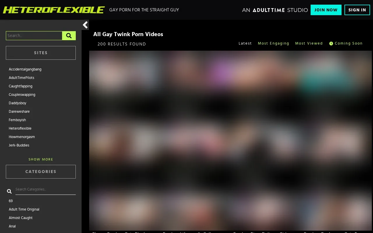 Heteroflexible's episode list