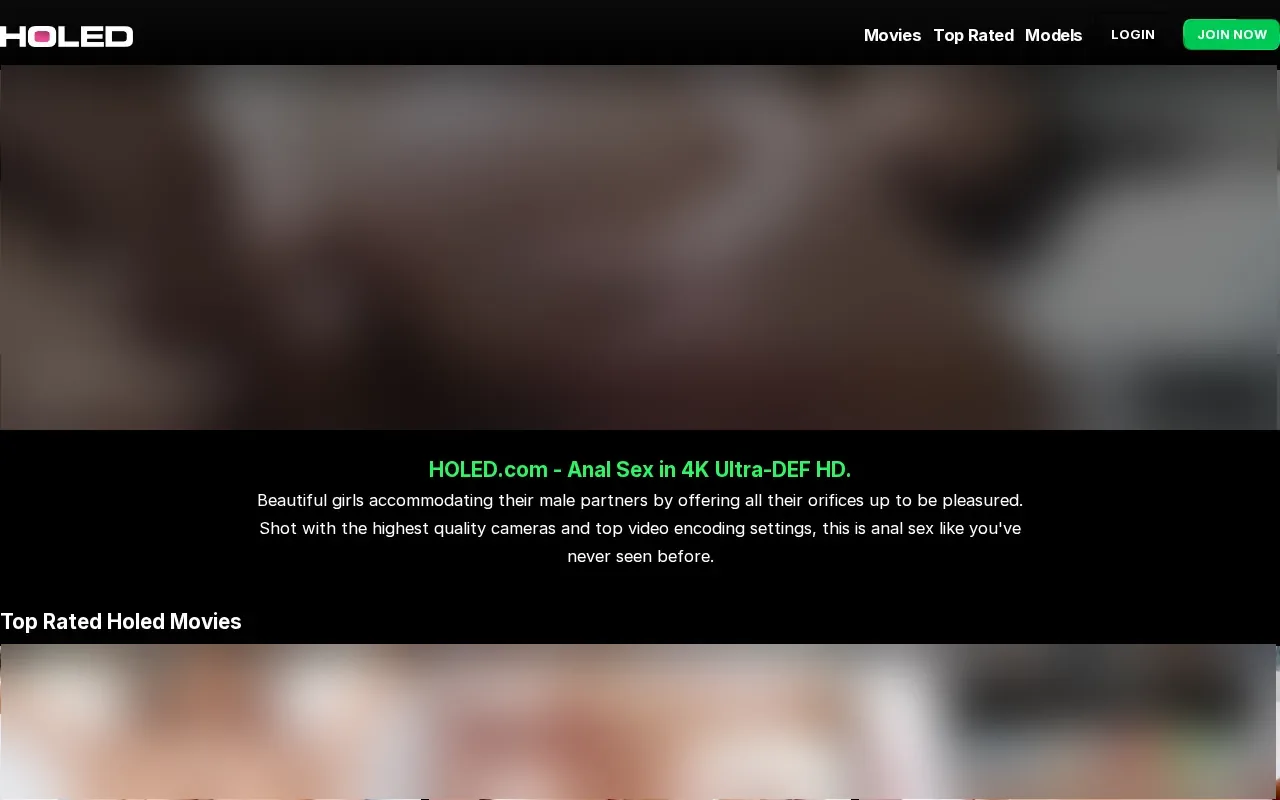 Screenshot of holed.com