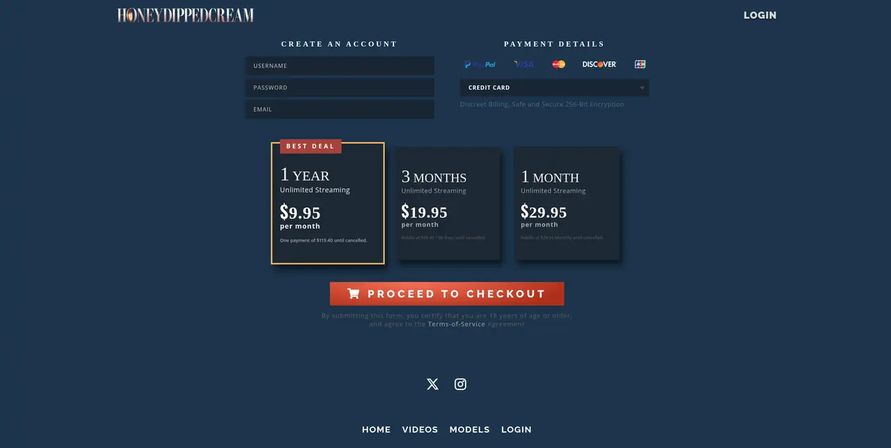 The three plans and the amount each one renews at.