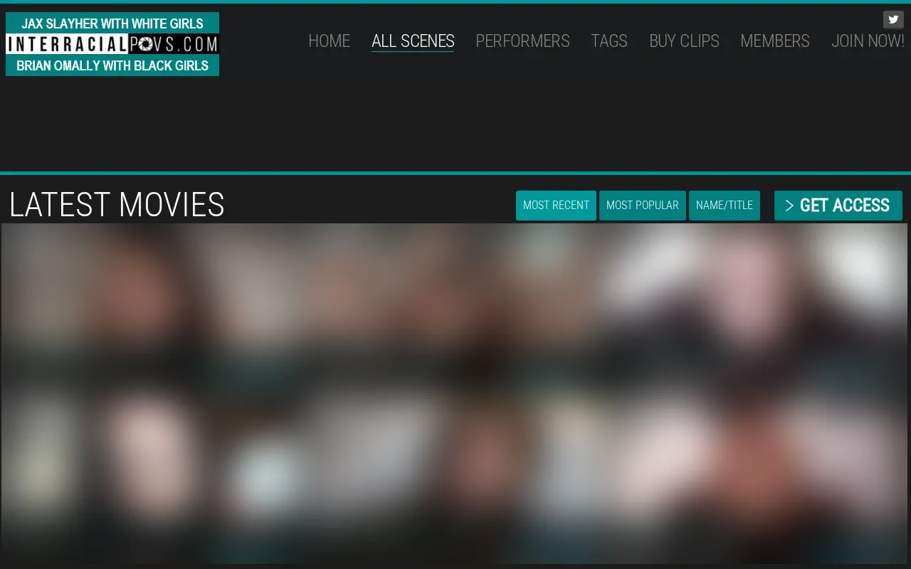 The latest Interracial POVs scenes, stopping in November 2023