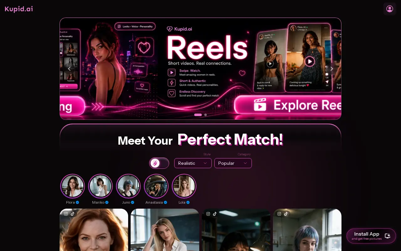 Screenshot of kupid.ai