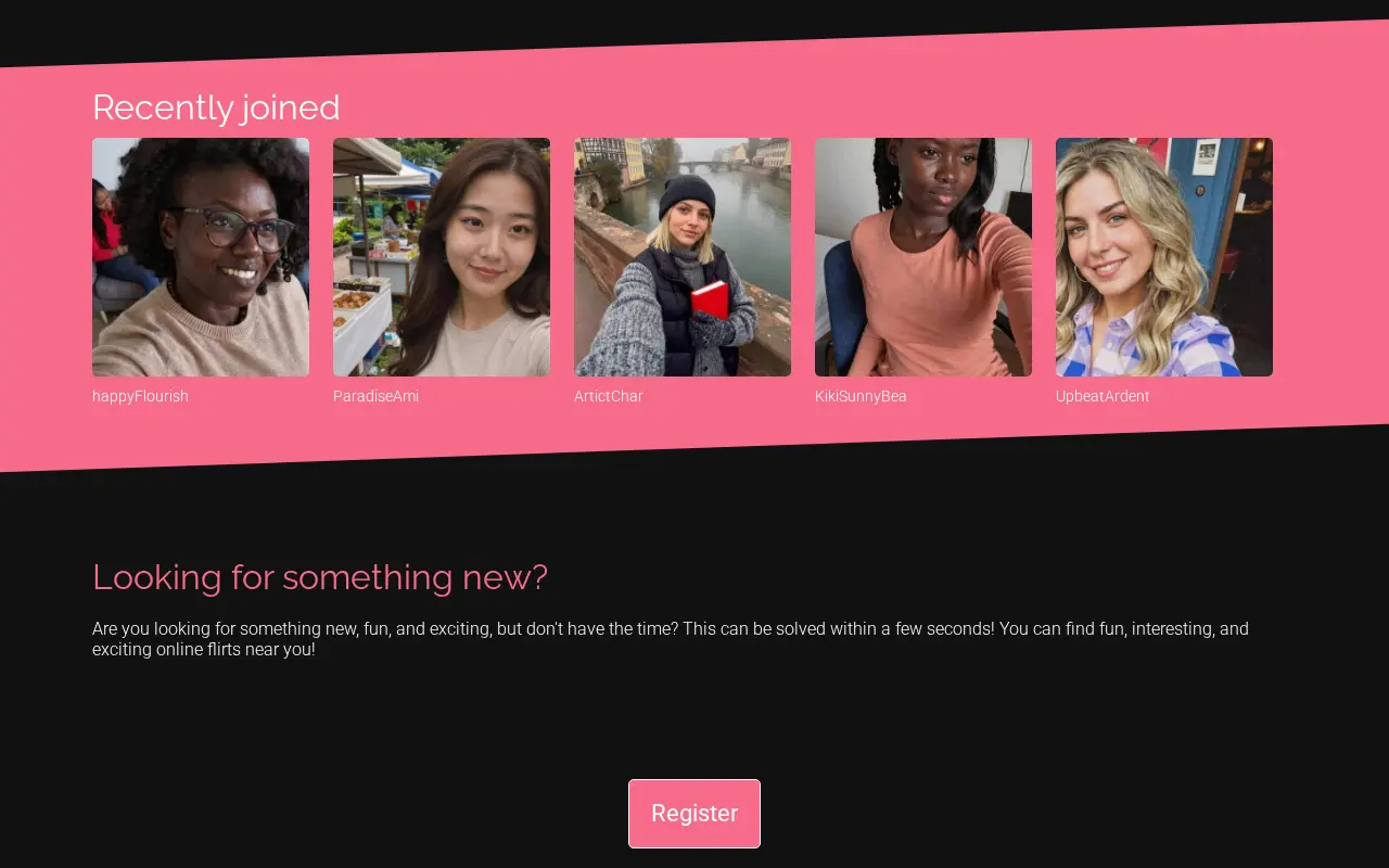 Recently joined members on LocalFlirtSeeker