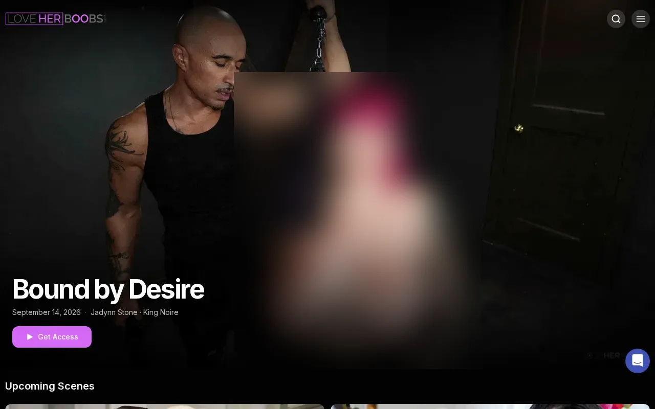 Screenshot of loveherboobs.com