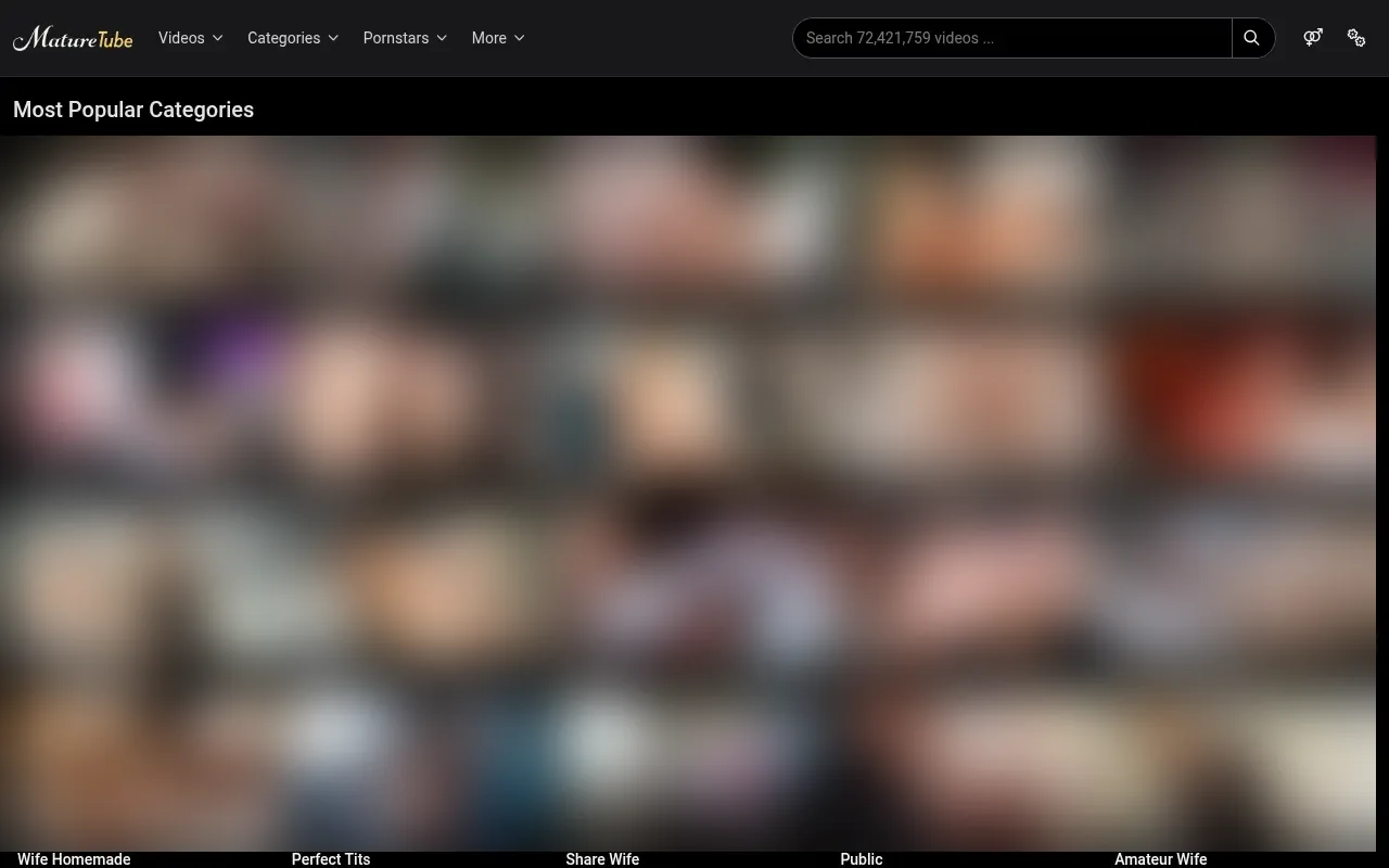 Screenshot of maturetube.com