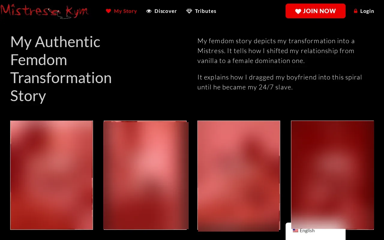 The four chapters of the Mistress Kym story