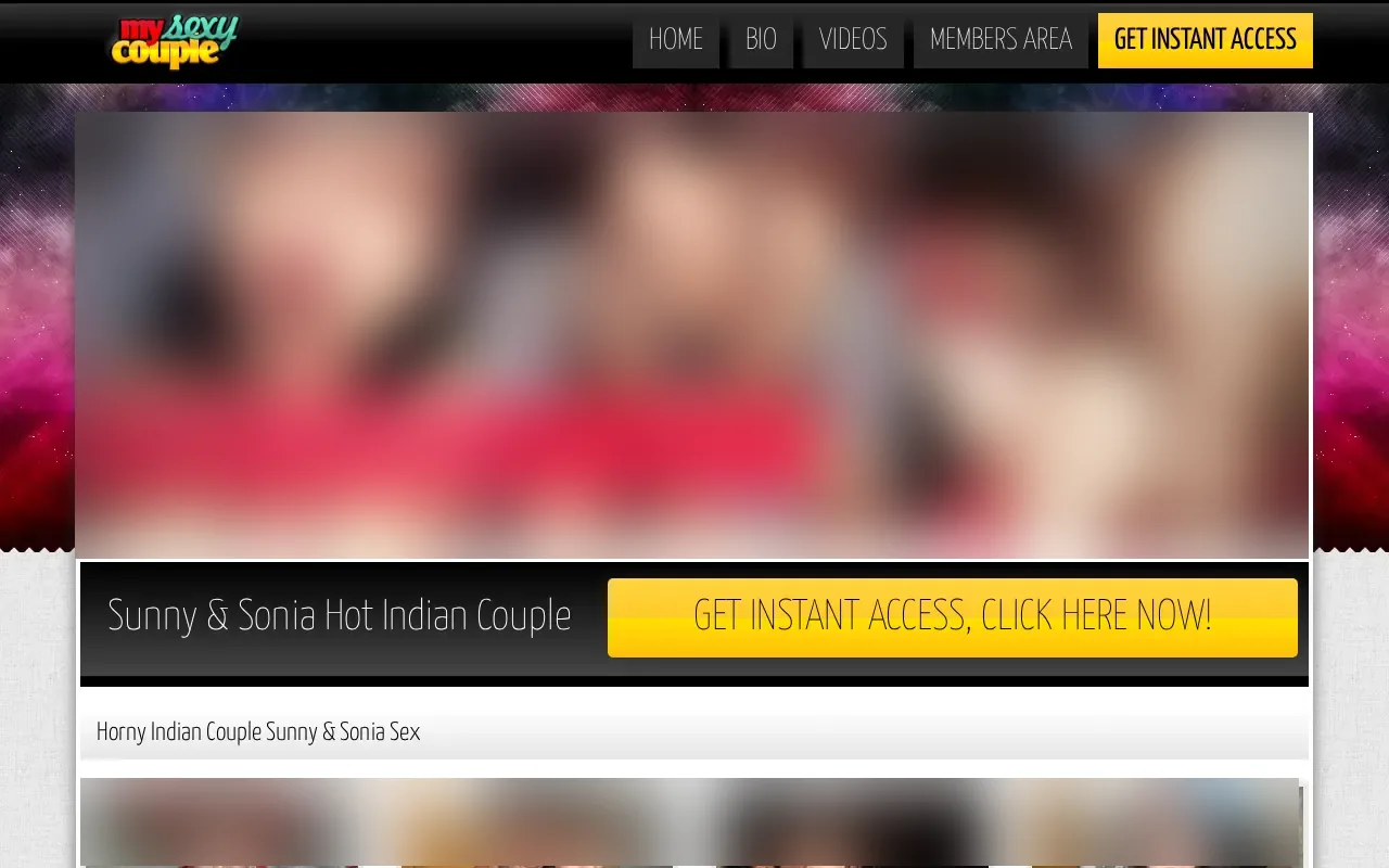 Screenshot of mysexycouple.com
