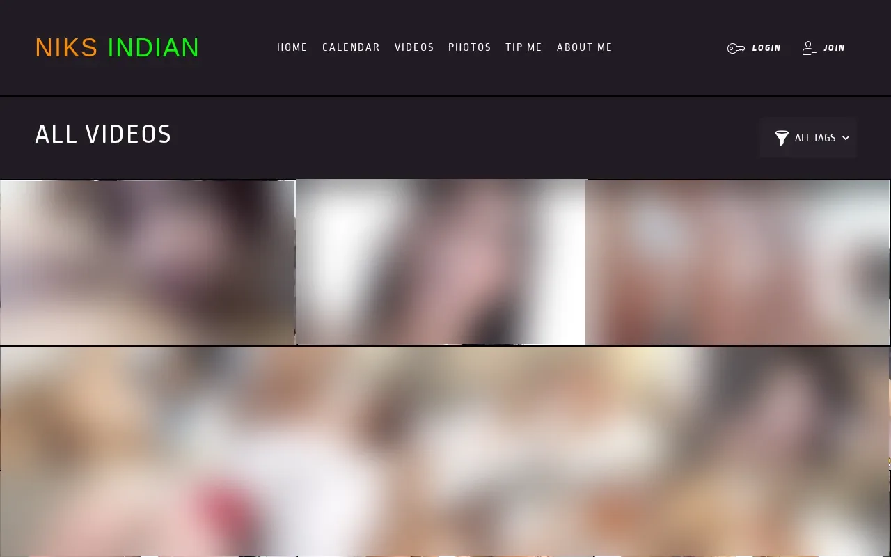 Niks Indian video list with running times