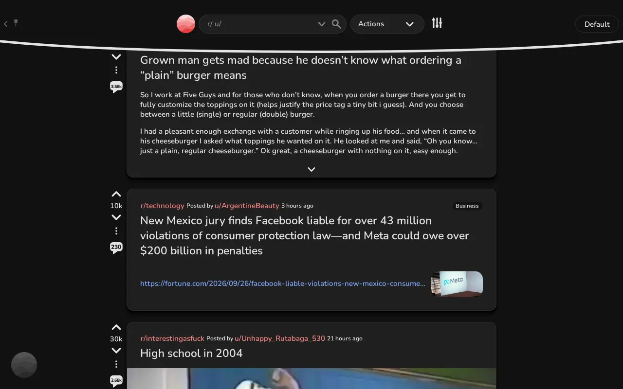 Screenshot of photon-reddit.com