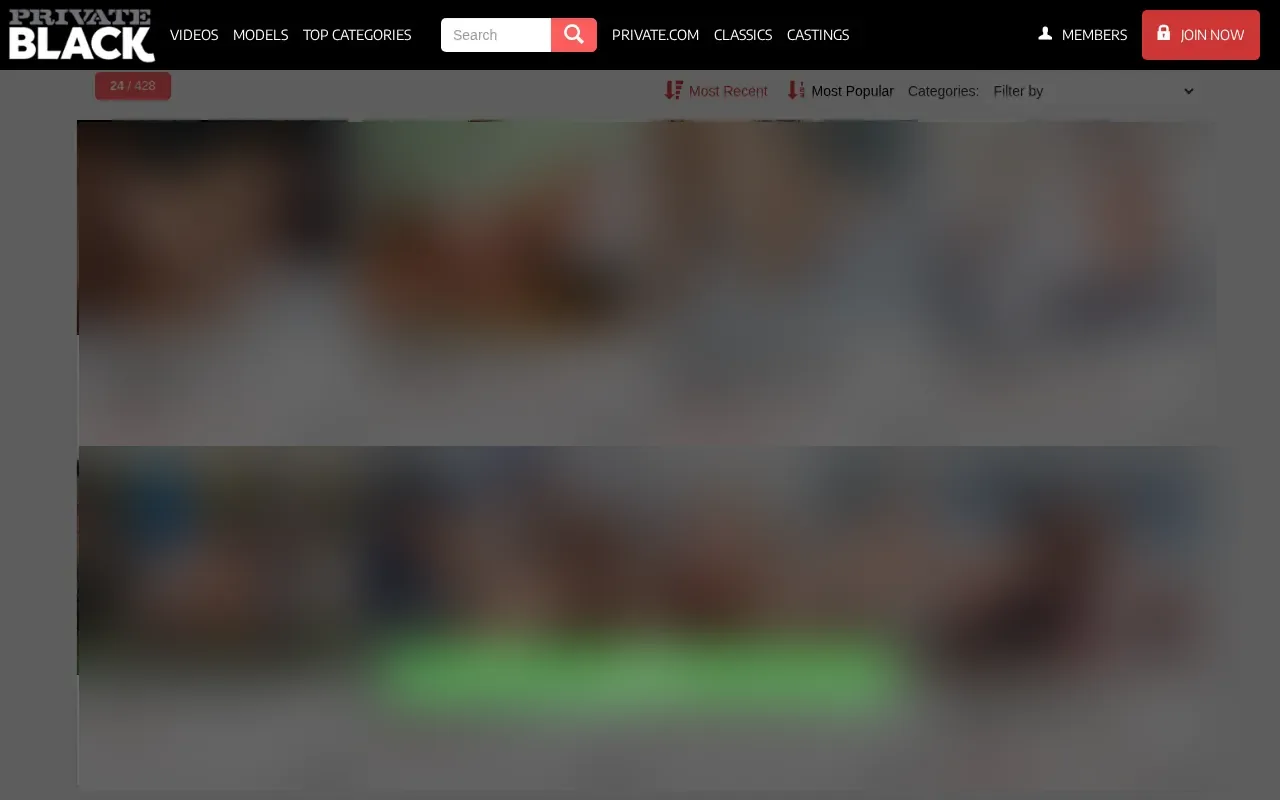 The list of 428 Private Black scenes