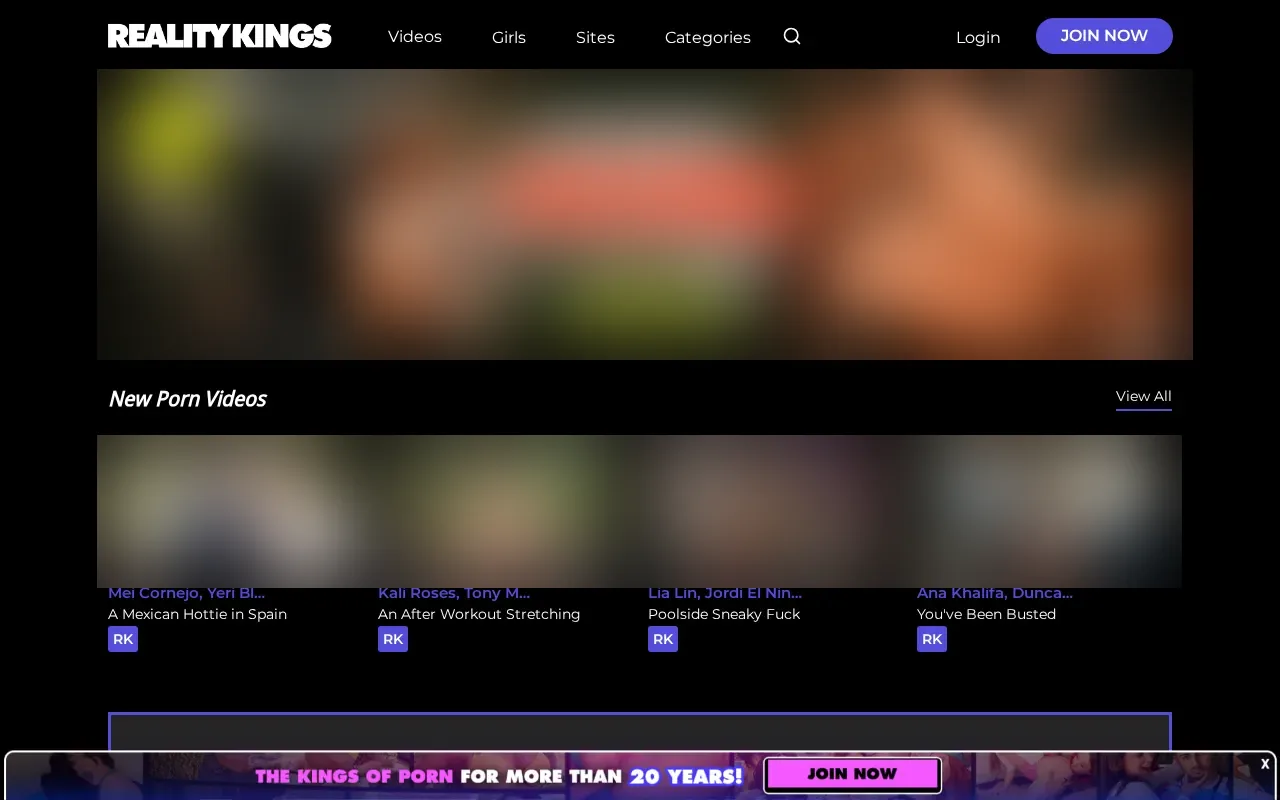 Screenshot of realitykings.com