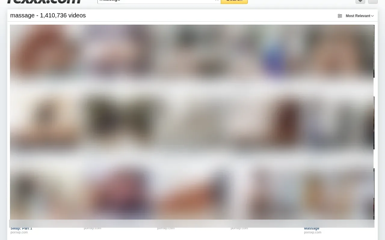 Rexxx results with each video's domain