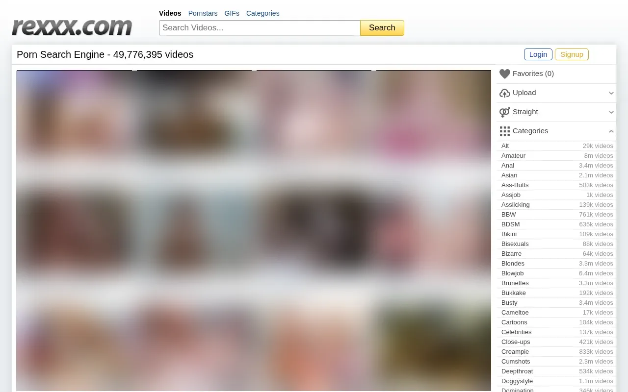 Screenshot of rexxx.com