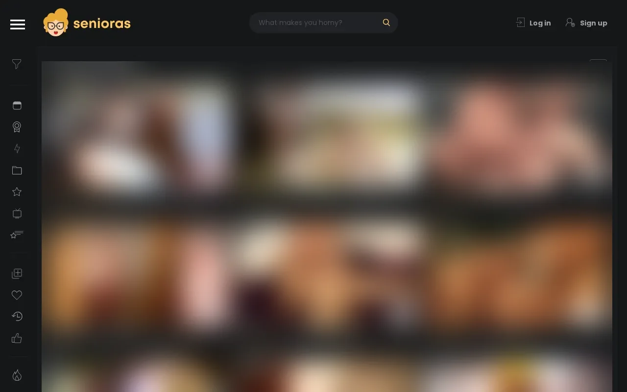 Senioras 70+ age filter