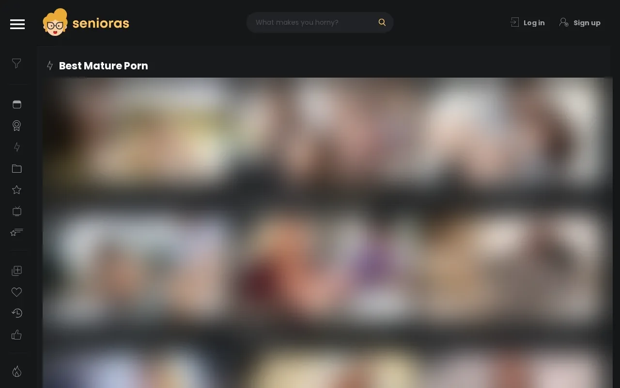 Screenshot of senioras.com