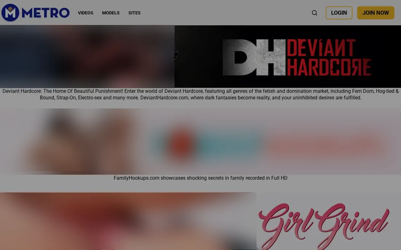 The five MetroHD brands, She Will Cheat among them
