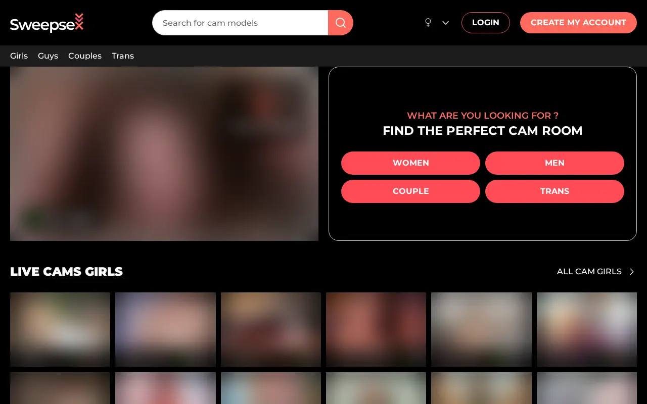 Screenshot of sweepsex.com