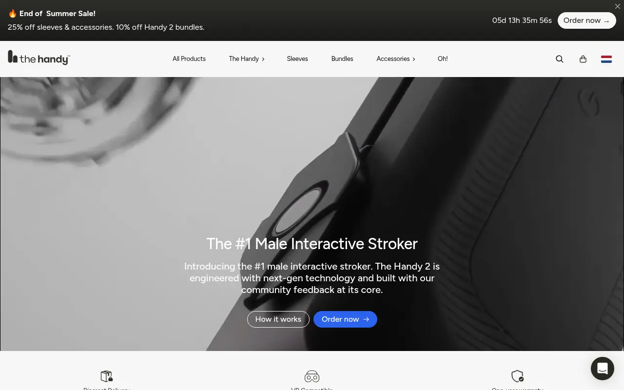 Screenshot of thehandy.com