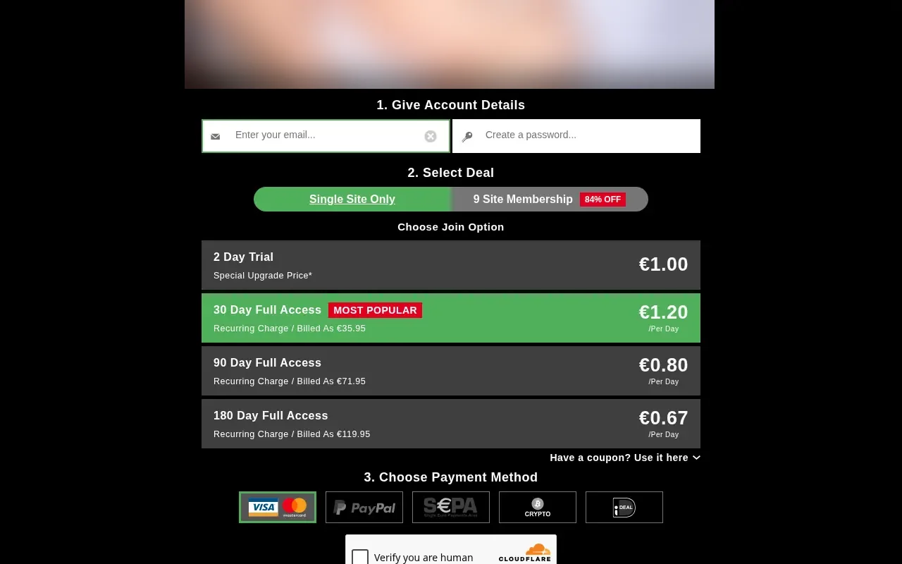Tushy Raw membership plans and their renewal prices