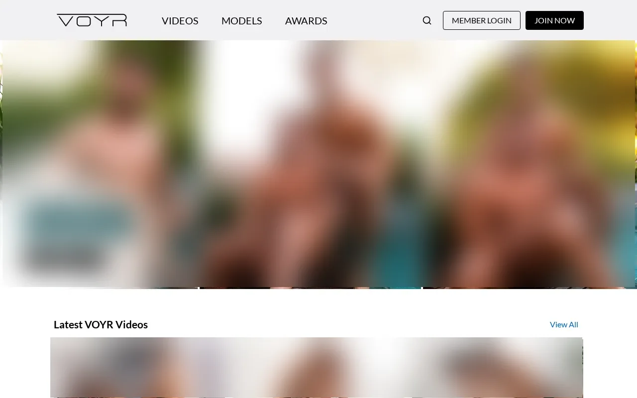 Screenshot of voyr.com