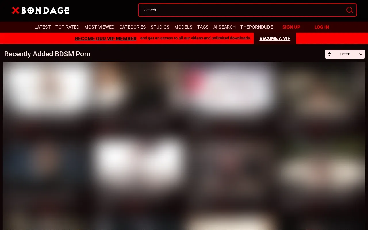 Screenshot of xbondage.porn
