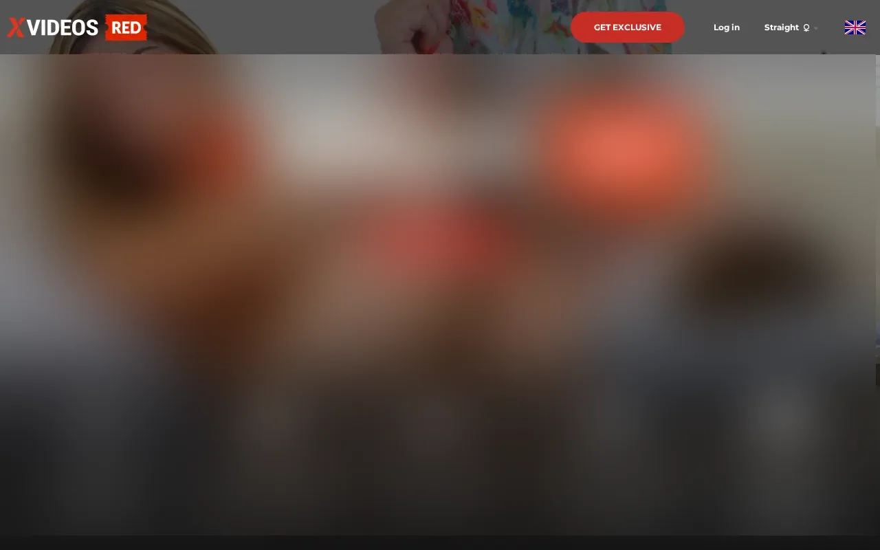 XVideos RED home page, the ad-free membership